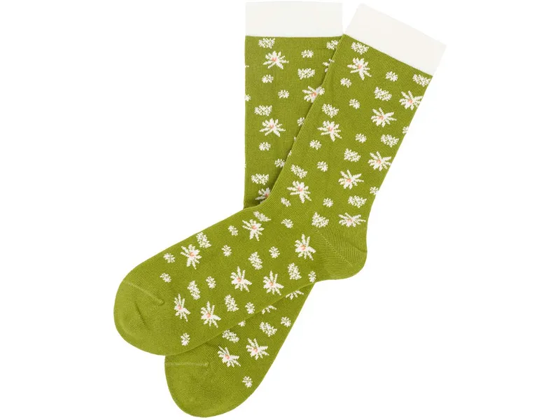 Tranquillo Sneakersocken Sveaa aus Bio-Baumwolle - avocado green / 35–38 – Produktbild 2 von 2