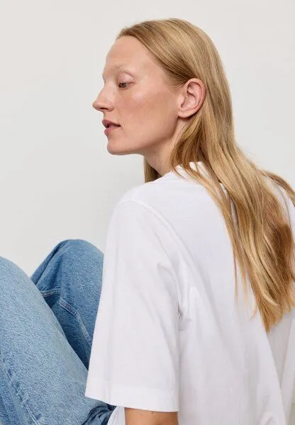 recolution Damen T-Shirt aus Bio-Baumwolle - AZOLLA - recolution, White (weiß), – Produktbild 4 von 4