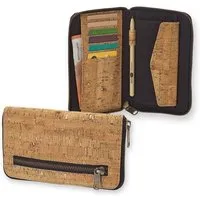 weltPartner weltPartner Portemonnaie / Geldbeutel aus Kork und Bio-Baumwolle, 18x11cm – Produktbild 1 von 1