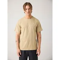 KnowledgeCotton Apparel KnowledgeCotton Apparel T-Shirt LOKE Badge aus Bio-Baumwolle - ROC/GOTS/Vegan, Grün (twill), – Produktbild 1 von 1