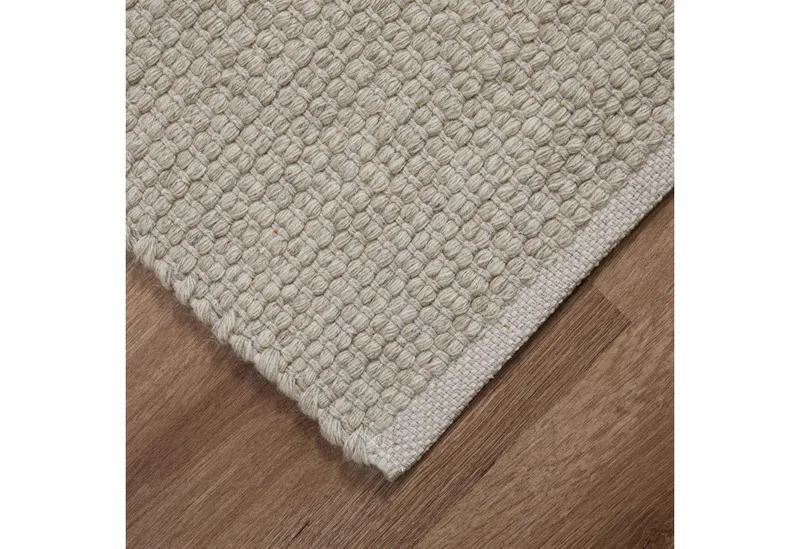 Steffensmeier Wollteppich Amsterdam, Rechteckig, Handwebteppich, Handweb Teppich, Beige, – Produktbild 3 von 5