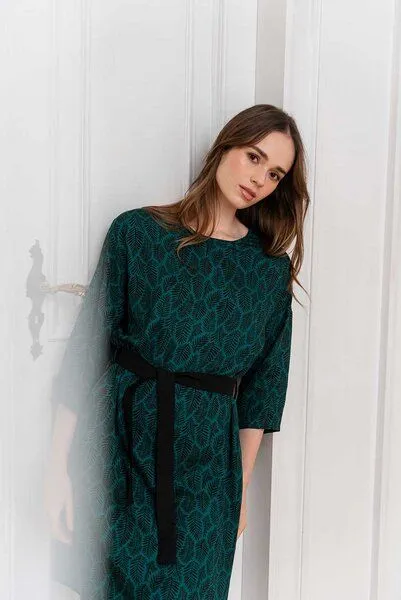 WiDDA berlin WiDDA berlin Kleid PURA petrol aus ECOVERO® – Produktbild 3 von 3