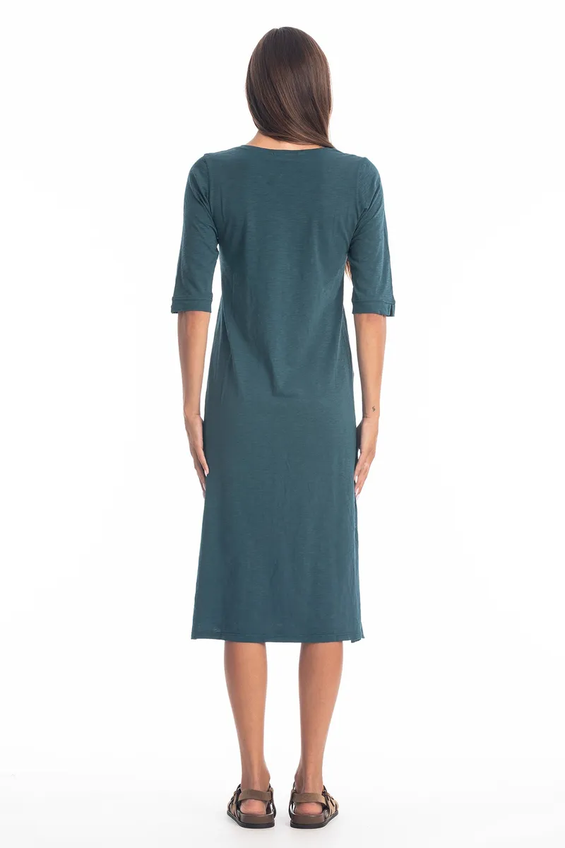 RAVENS VIEW IBIZA RAVENS VIEW IBIZA Damen vegan Kleid Mia Ocean Blue, Blau, – Produktbild 2 von 2