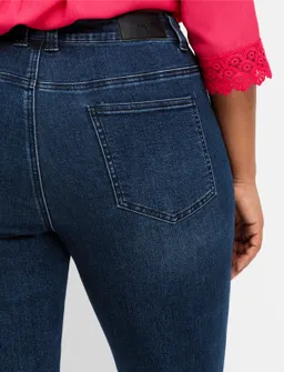 sheego Gerade Jeans dark blue denim – Produktbild 1 von 1