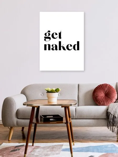Photocircle Photocircle Poster / Leinwandbild - Get Naked No6 – Produktbild 2 von 4