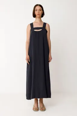 SKFK SKFK Damen vegan Kleid Elaia Schwarz – Produktbild 1 von 1