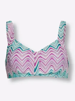 feel good Bikini-Oberteil topas-magenta-bedruckt – Produktbild 1 von 1