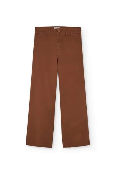 TIRALAHILACHA TIRALAHILACHA Hani Recycled Cotton Sailor Pants, Braun, – Produktbild 4 von 4