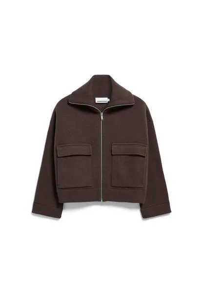 ARMEDANGELS ARMEDANGELS OVERSIZED Damen Strickjacke aus Bio-Baumwoll-Mix, Claystone, – Produktbild 1 von 1