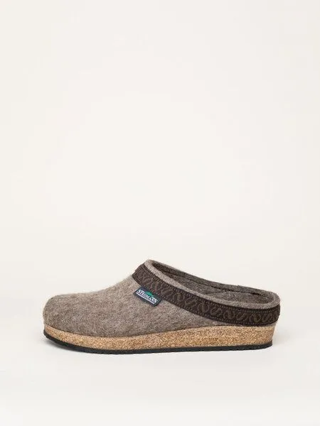 Stegmann Stegmann Wollfilz-Pantoffel Unisex 108, Braun, – Produktbild 4 von 8