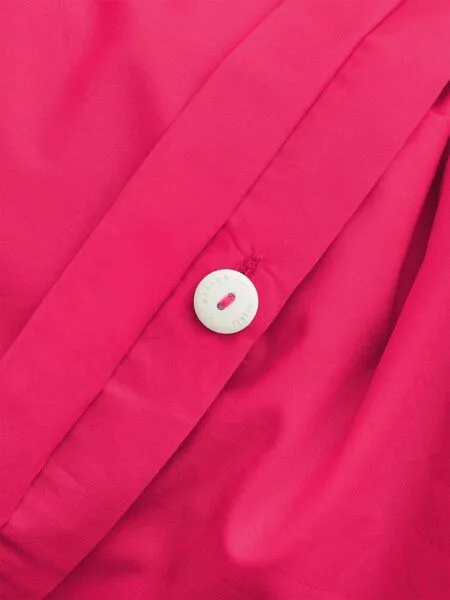 erlich textil erlich textil Finn Bettdeckenbezug aus Bio-Baumwolle, made in Europe, Knallpink, – Produktbild 6 von 7