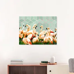Photocircle Photocircle Poster / Leinwandbild - Flamingle Abstract Digital – Produktbild 1 von 1