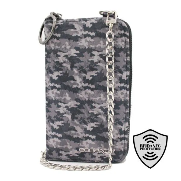 Seegarn Seegarn-Täschle / 2in1 Handy-Tasche und Geldbeutel (MB11), K1 - kette silber, – Produktbild 2 von 5