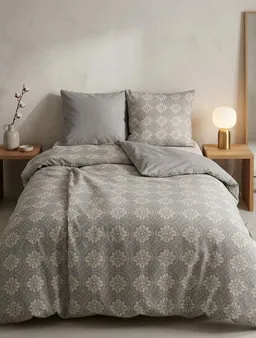 Nature by Adam Nature by Adam Bettwäsche 2tlg aus 100% Bio-Baumwolle - Made in Germany - Romantic Puligny Light – Produktbild 1 von 1