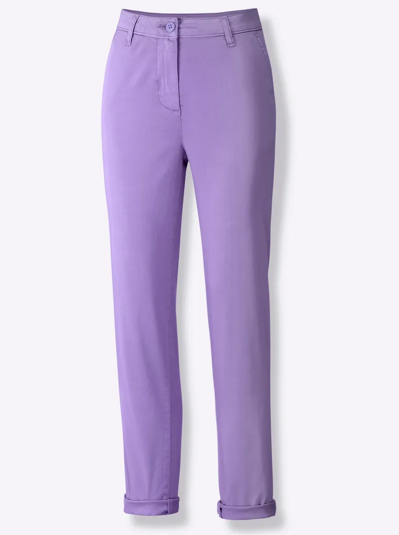 Witt Chinohose, Lavendel, – Produktbild 2 von 2