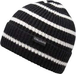 chillouts Beanie Jette Hat mit elastischer Passform und Umschlag – Produktbild 1 von 1