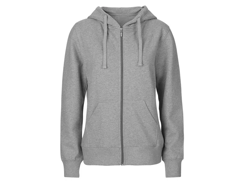 Neutral Neutral® Damen College Hoodie Zoodie Hoody Kapuzenjacke Sweatjacke Ladies only, Sports grey, – Produktbild 1 von 4