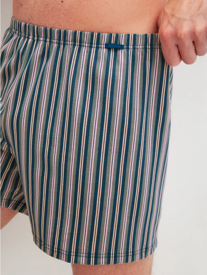 CALIDA CALIDA Boxershorts Prints ohne Eingriff, lockere Passform, in Single-Jersey Qualität, Lila, – Produktbild 4 von 5