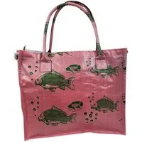 Beadbags Beadbags Einkaufstasche Ri94 recycelter Reissack, Rosa (kariert), – Produktbild 1 von 2