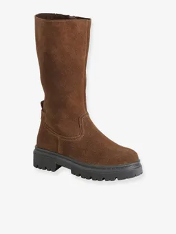 Vertbaudet Vertbaudet Leder-Stiefel mit Reißverschluss Mädchen – Produktbild 1 von 1