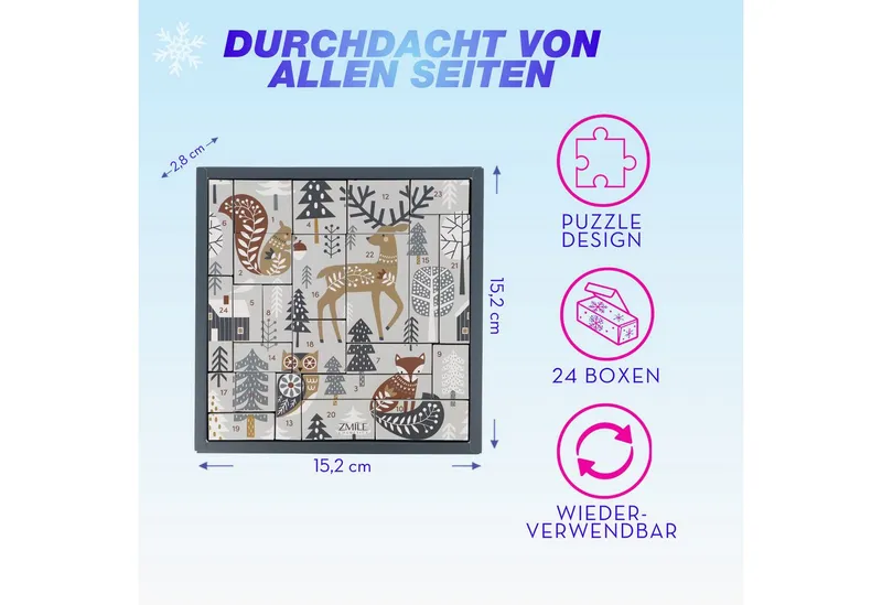 ZMILE COSMETICS Kosmetik-Adventskalender Beauty Adventskalender Scandic Wildlife – Produktbild 4 von 4