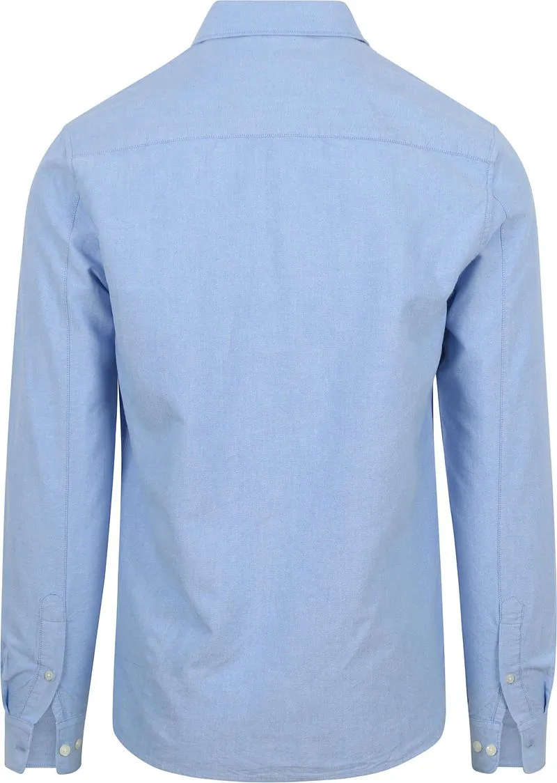 KnowledgeCotton Apparel KnowledgeCotton Apparel Hemd Melange Hellblau - Größe XXL, Blau, – Produktbild 1 von 5