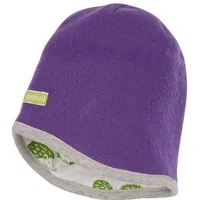 loud + proud loud + proud Baby & Kinder Mütze Wollfleece, GOTS-zertifiziert, Violet(lila), – Produktbild 1 von 1