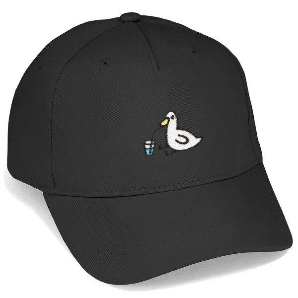 LIGARTI Bestickte Cap – Piet die Ente – LIGARTI Tiermanufaktur, Schwarz, – Produktbild 1 von 4