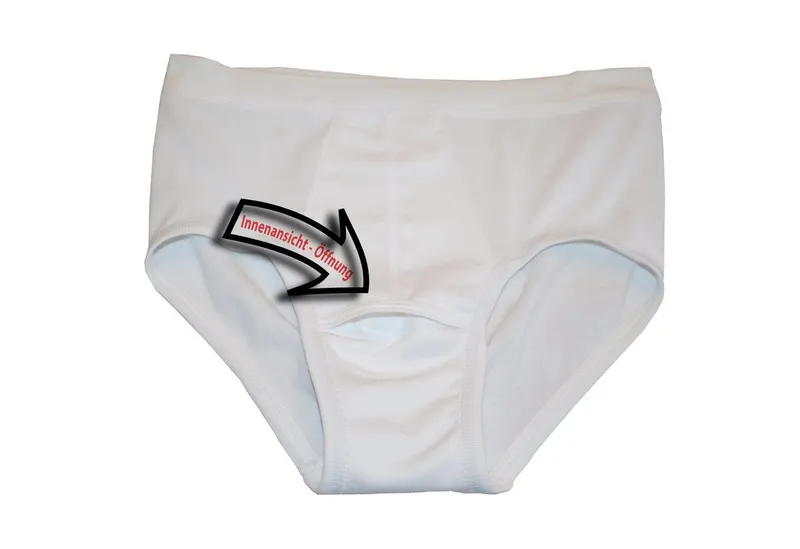 HERMKO Slip Briefs mit Eingriff,Bio-Baumwolle, breiter Weichbund, körpernah, große Größen, Schwarz, – Produktbild 5 von 5
