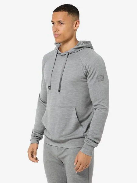 Super.Natural Super.Natural Kapuzenpullover FAVOURITE BIO für Herren, Merino, Cashmere grey melange, – Produktbild 1 von 4