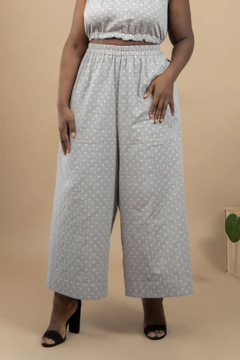 TAWAST TAWAST Damen vegan Culotte Dankbarkeit Lunisolar, Grau, – Produktbild 2 von 2