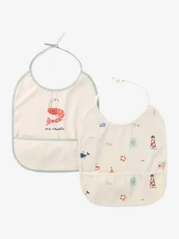 Vertbaudet 2er-Set Lätzchen Baby – Produktbild 1 von 1