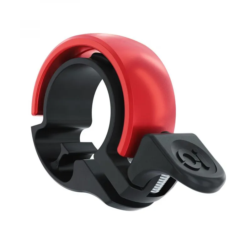 Knog Knog Oi Classic Small Fahrradklingel, Schwarz,rot, – Produktbild 3 von 3