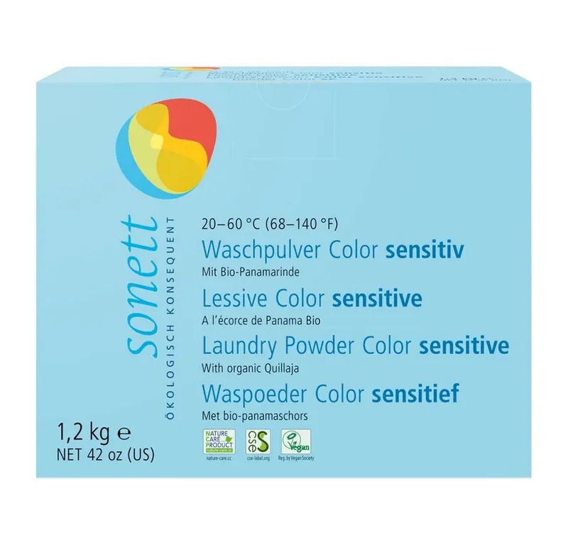 Sonett Sonett Waschpulver Color Sensitive - 1.2 kg (30 Waschladungen) – Produktbild 3 von 3