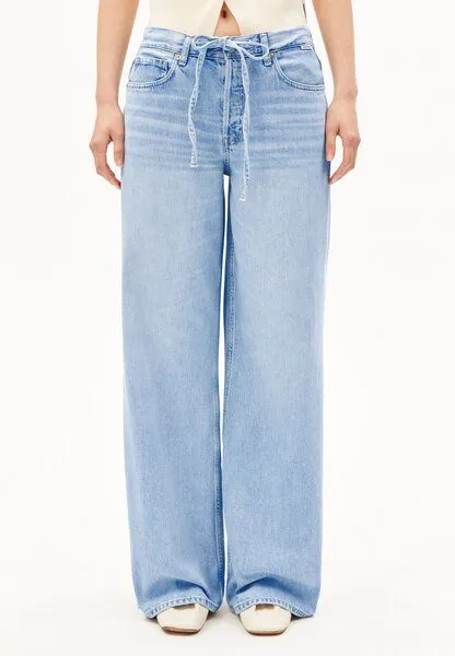 ARMEDANGELS ARMEDANGELS ASTRAEAAS Damen Wide Jeans Bio-Baumwoll Mix, Blue, – Produktbild 1 von 4