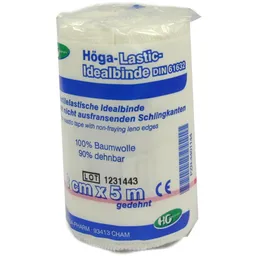 Höga-Pharm HÖGA LASTIC Idealbinde 8 cmx5 m m.Cellophan 1 St Binden – Produktbild 1 von 1