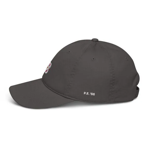 PepMelon Tulpen Blume - 3D gestickte Bio-Baseballmütze, Baseball Cap Birds, Grau, – Produktbild 4 von 5