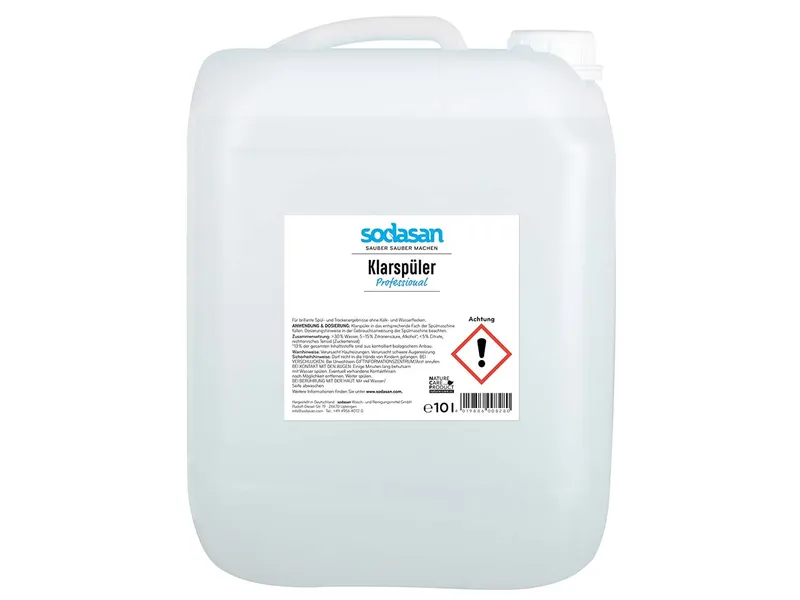 Sodasan Sodasan Klarspüler "Professional" Kanister, 10 l – Produktbild 1 von 1