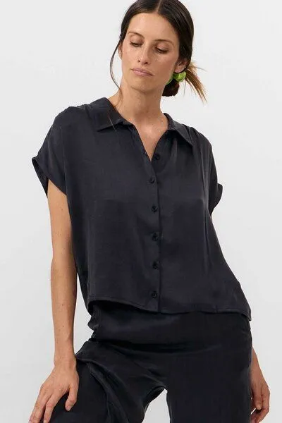 SUITE13LAB Suite13lab Damenhemd SUR, Dark grey(grau), – Produktbild 2 von 4