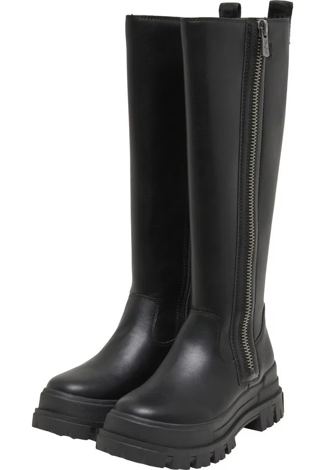 Buffalo Buffalo ASPHA BOOT HI ZIP - VEGAN NAPPA Stiefel, Schwarz, – Produktbild 1 von 5