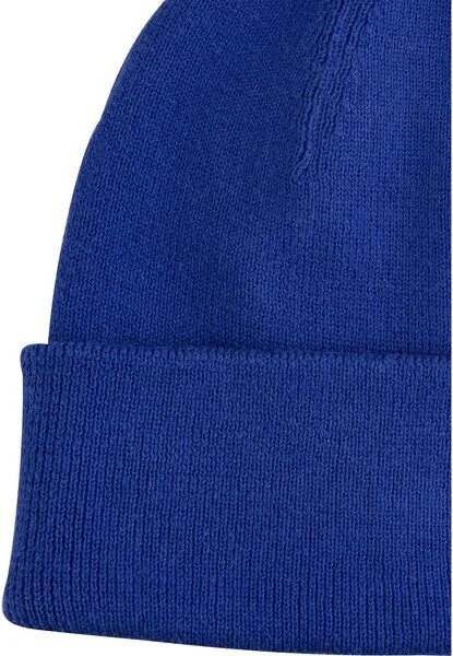 MELA MELA Rippstrick Mütze Style KALI aus 100% Bio-Baumwolle, Bold blue, – Produktbild 4 von 4