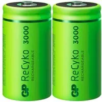 GP Battery 2er-Pack GP Battery Ready-to-use Akku "ReCyko+" Mignon Baby C, 1,2 V, 3.000 mAh – Produktbild 1 von 1