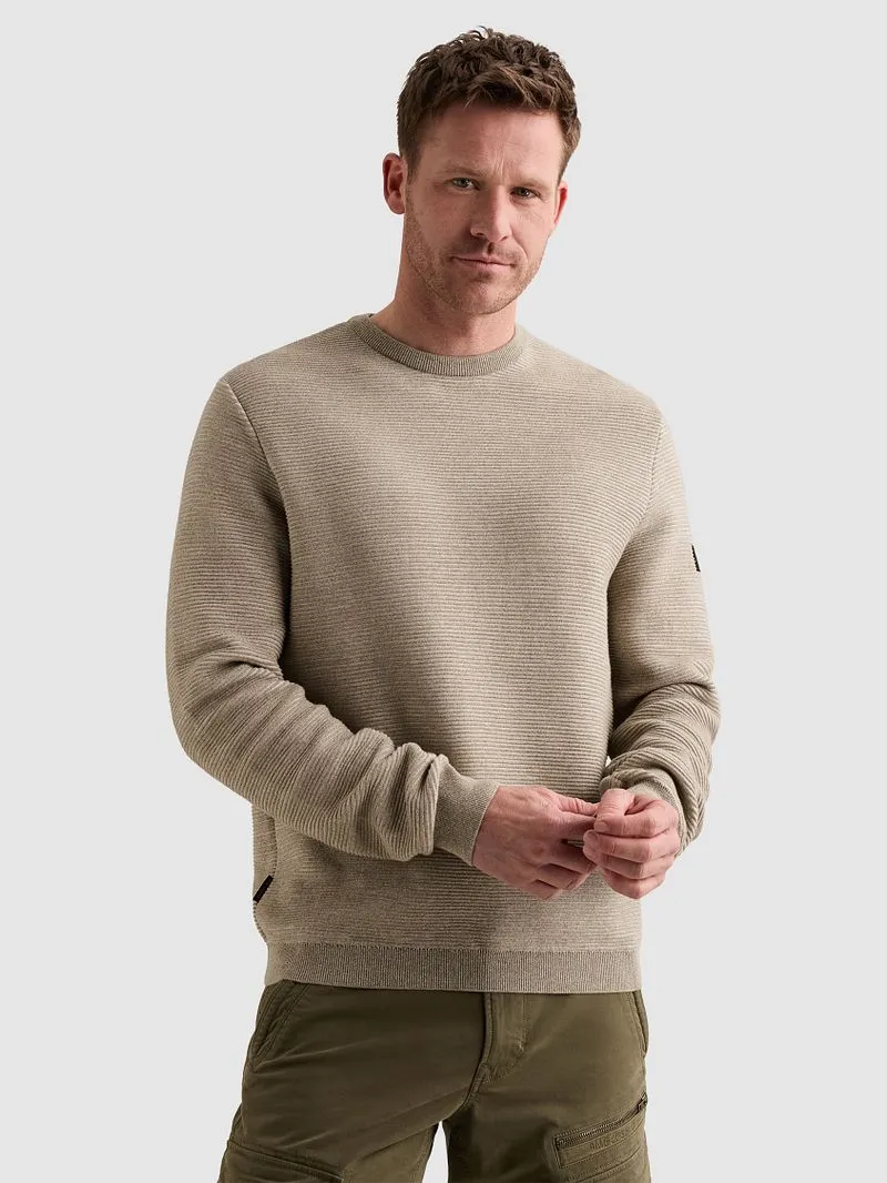 PME Legend PME Legend Rippstrickpullover Beige - Größe 3XL, Beige, – Produktbild 3 von 5