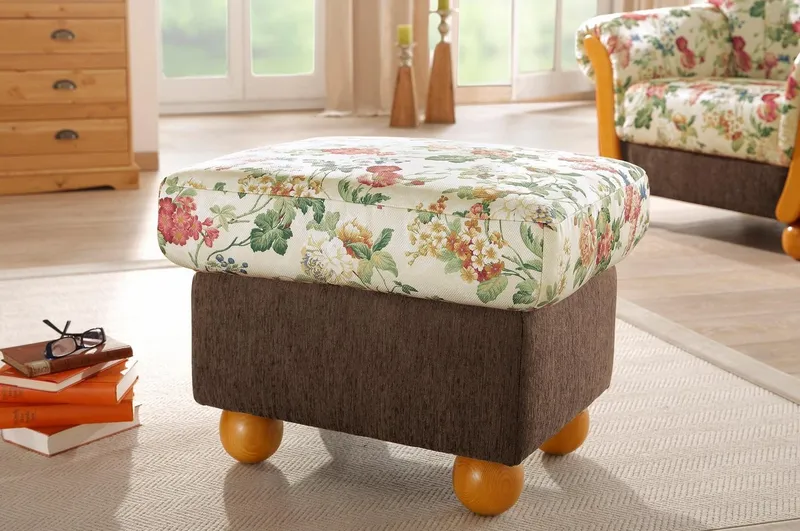 Home affaire Hocker Milano, Braun, – Produktbild 2 von 5