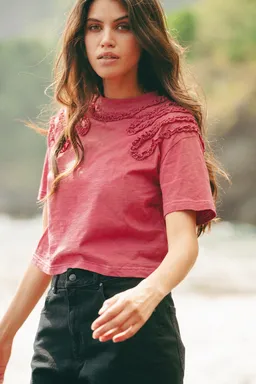 Lovjoi LOVJOI Damen vegan T-Shirt Mexine Fuchsia – Produktbild 1 von 1
