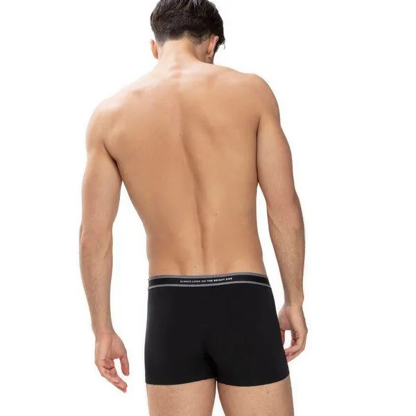 mey Mey Re:Think Herren Shorty Bio-Baumwolle GOTS / GRÜNER KNOPF 71121, Schwarz, – Produktbild 2 von 2