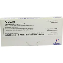 Weleda WELEDA FORMICA D 3 Ampullen 8X1 ml Ampullen – Produktbild 1 von 1