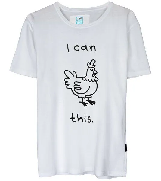 Gary Mash GARY MASH T-Shirt I can Hendl this aus Biobaumwolle, Weiß, – Produktbild 2 von 2