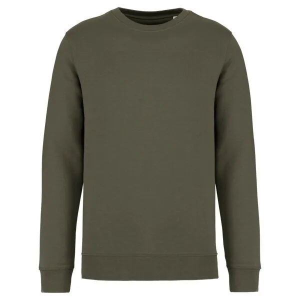 Greenspired Greenspired Umweltfreundliches Unisex-Sweatshirt mit Rundhalsausschnitt 350g/m² XXS - 4 XL (slimfit), Khaki, – Produktbild 1 von 1