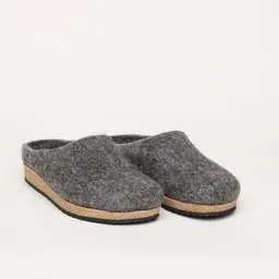 Stegmann Stegmann Filzclog 108 aus 100% seltenen Wollen - Hausschuhe für Damen & Herren - Pantoffeln mit Kork Sohle – Produktbild 1 von 1